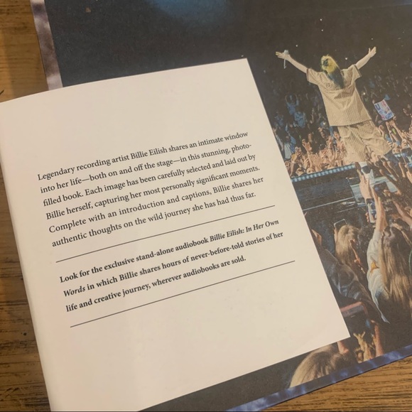 Hardcover Billie Eilish Book - Picture 3 of 8